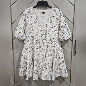 Universal Thread White Floral Mini Dress